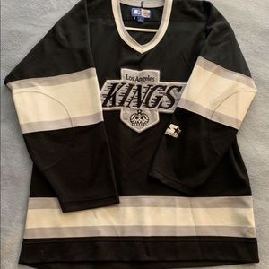 Los Angeles kings hockey jersey size large starter